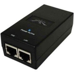 Ubiquiti Networks POE-24-12W-G Power Injector - High-Quality External Black Power Supply for Reliable Connectivity